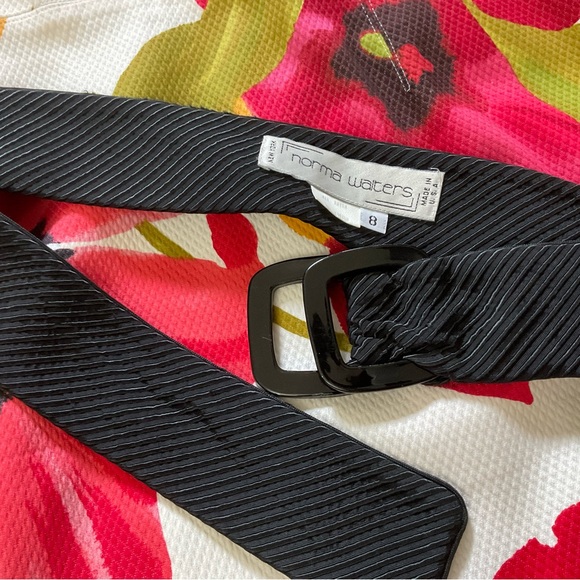 DAVID MEISTER Floral Halter Cocktail Dress - Picture 7 of 8